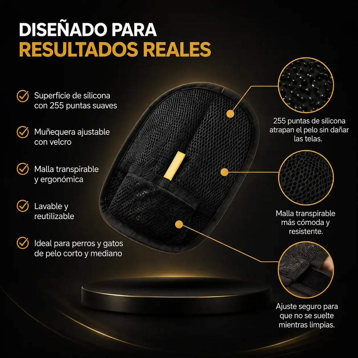 Guante Quita Pelos para Mascotas | Promoción 2x1 + Envío Gratis