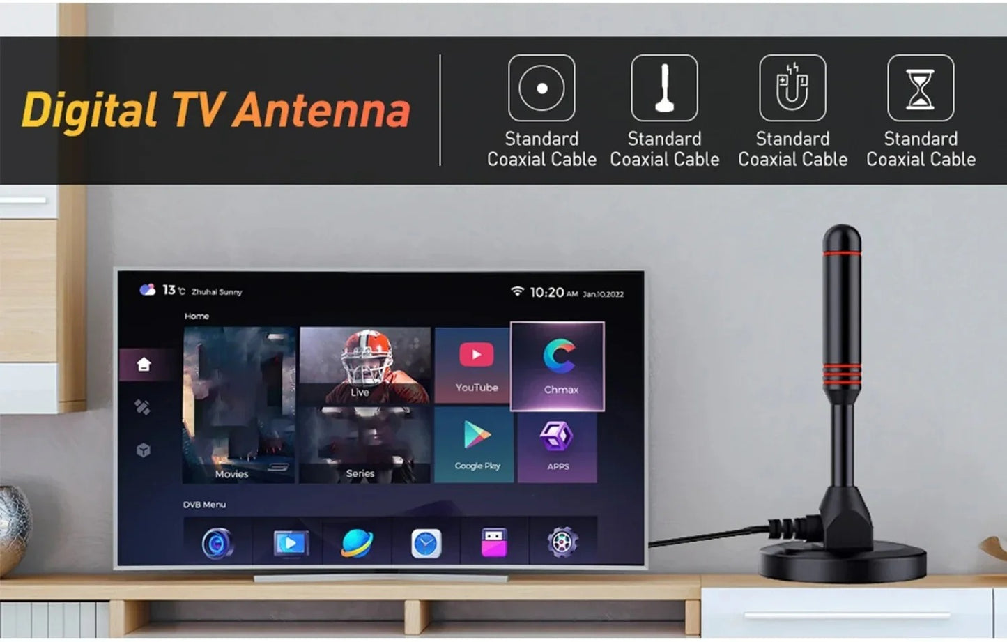 ANTENA TV DIGITAL HD
