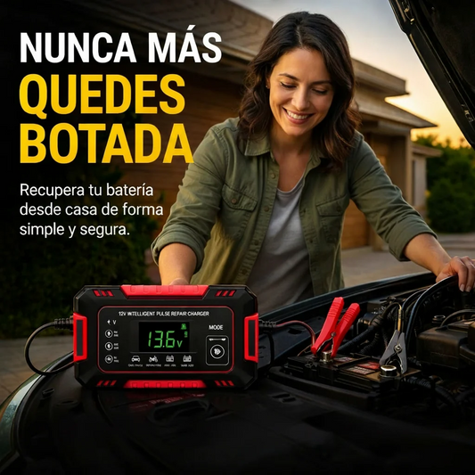 CARGADOR REPARADOR DE BATERIAS PARA AUTO