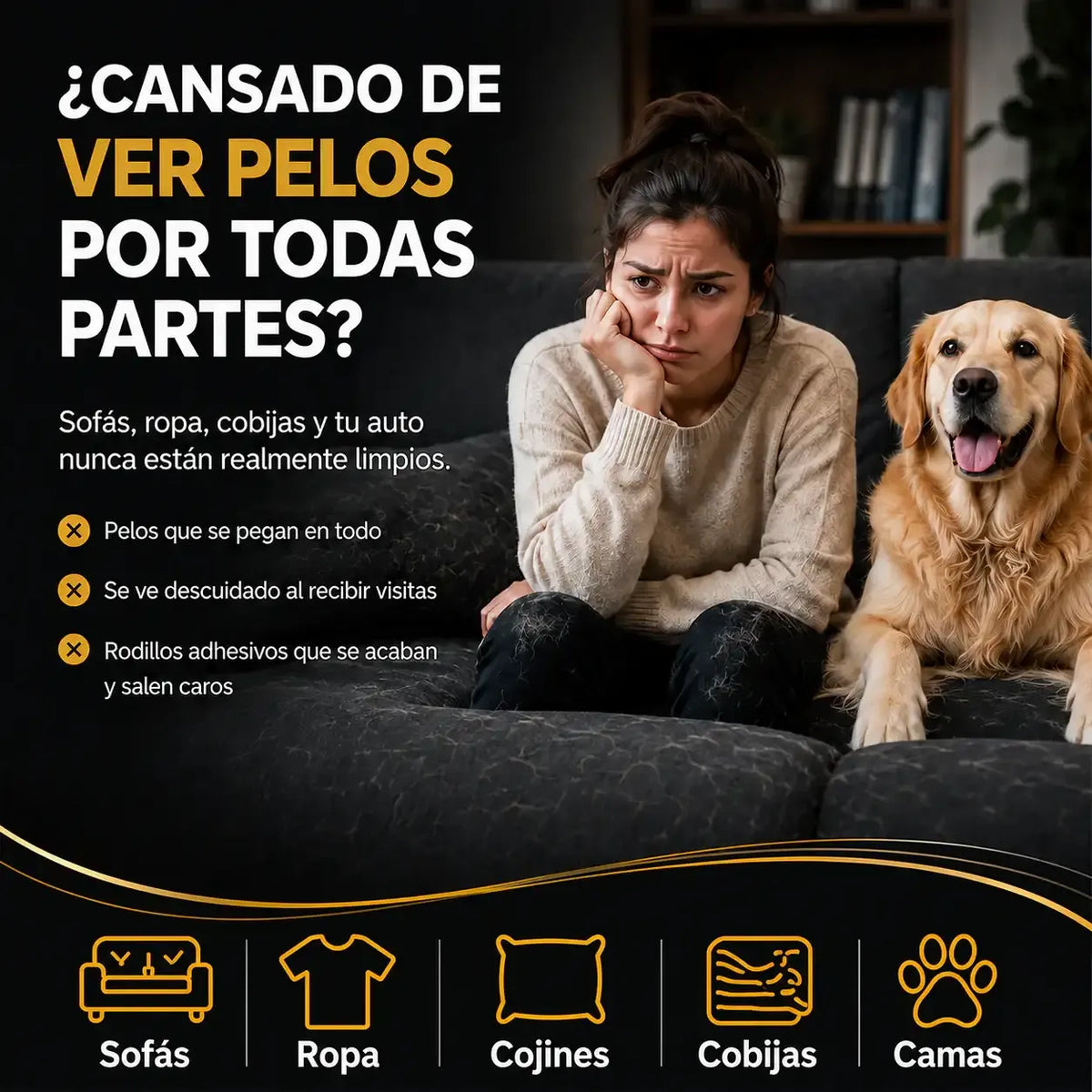 Guante Quita Pelos para Mascotas | Promoción 2x1 + Envío Gratis